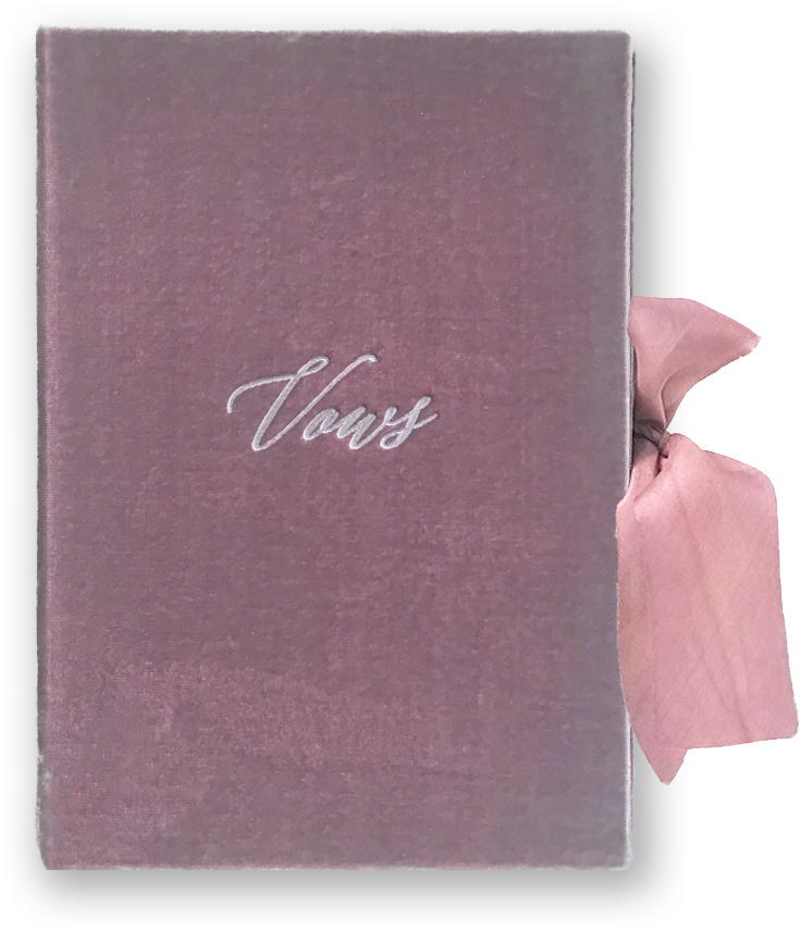 Vow Book Covers Uk Velvet - Leather (1000x1000), Png Download
