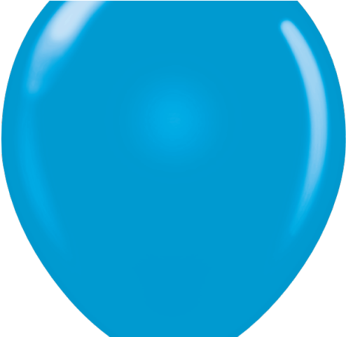 Dark Blue Clipart Single Balloon - Circle (640x480), Png Download