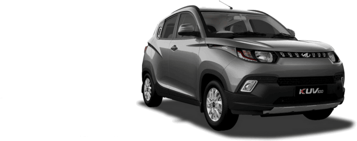 Mahindra Kuv100 Silver Color (1100x554), Png Download