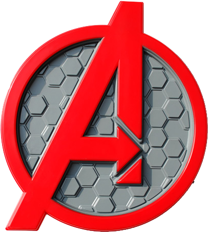 3d Light Fx Avengers Logo (605x526), Png Download