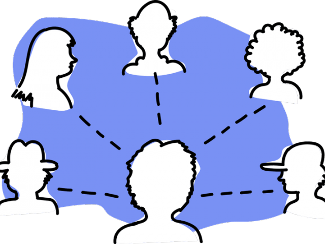 Social Media Clipart Social Networking - Cartoon Person Perception (640x480), Png Download