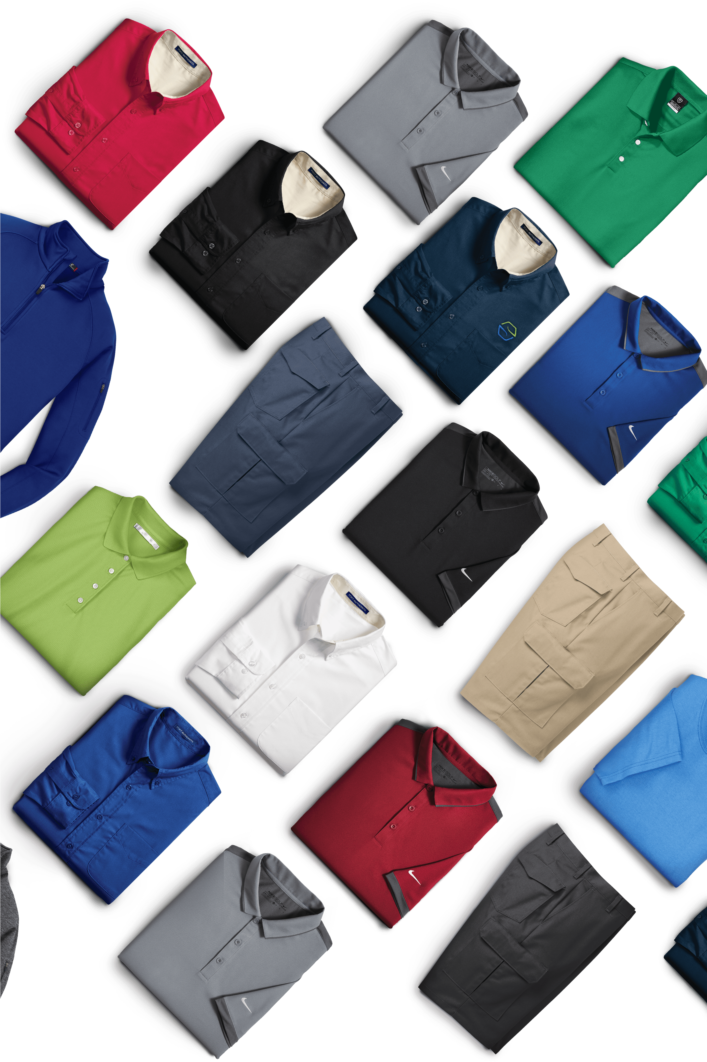 Custom Defined Garment Offering - Polo Shirt (2464x3746), Png Download