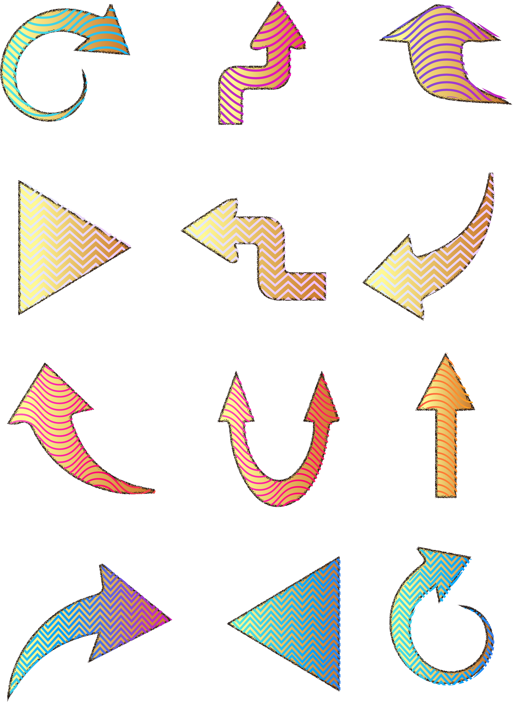 Gold Lines Texture Black Strokes Png And Vector Image (2133x2852), Png Download