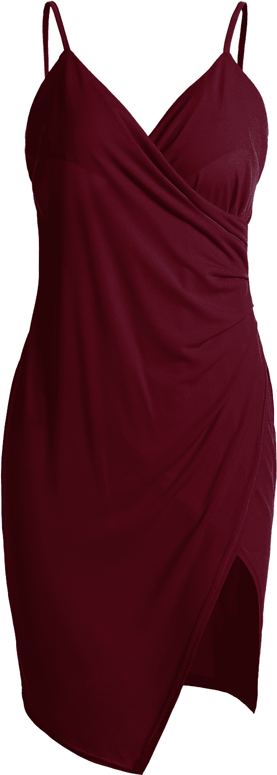 Women Bodycon Dress Supplier,bodycon Dresses For Women - Maroon Dress Png (1200x1596), Png Download