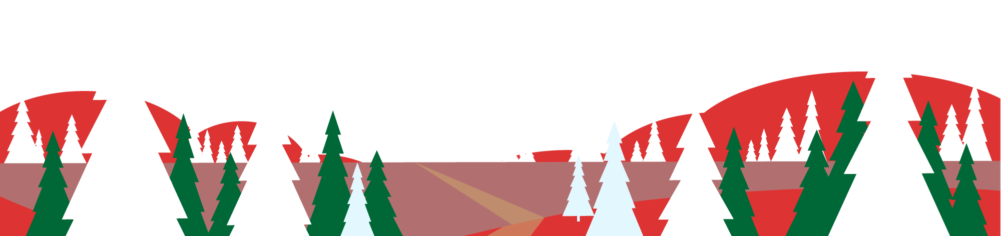 We Have Premium Doug Fir, Grand Fir And Noble Fir Trees - Illustration (2000x472), Png Download