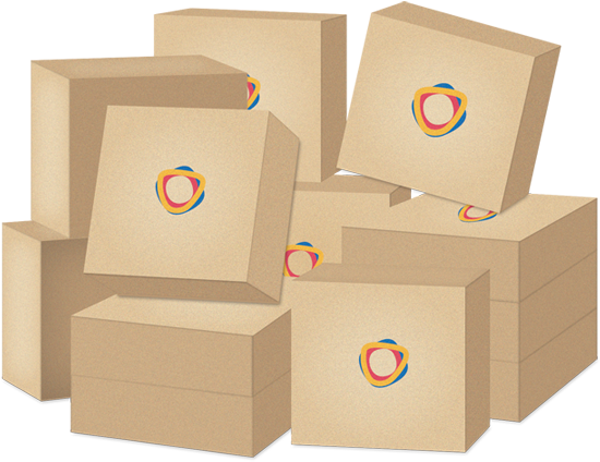 Get 12 Months Worth Of Atom & The Dot Surprise Boxes - Carton (666x564), Png Download