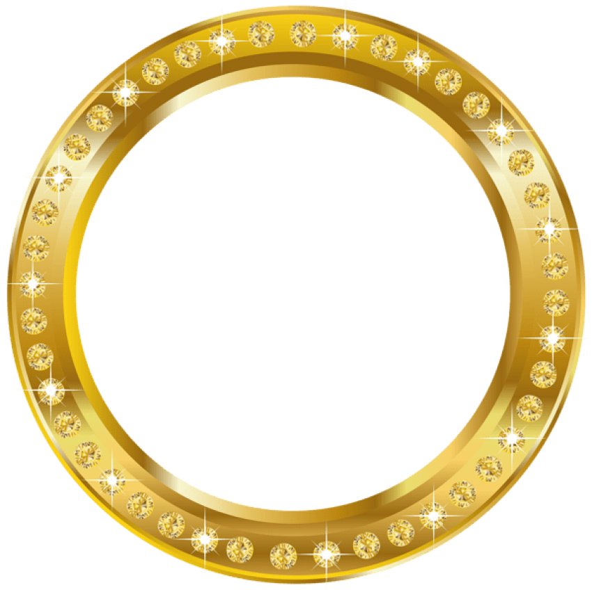 Free Png Download Round Frame Border Gold Clipart Png - Riverside County California Seal (850x848), Png Download