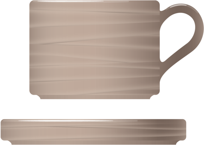 Wet Grass Cup Saucer - Cup (2048x2048), Png Download