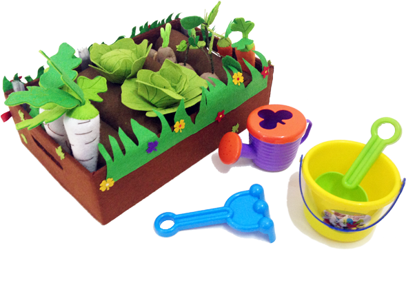Farm Villa Felt Farming Learning Educational Game - Baby Toys (588x586), Png Download
