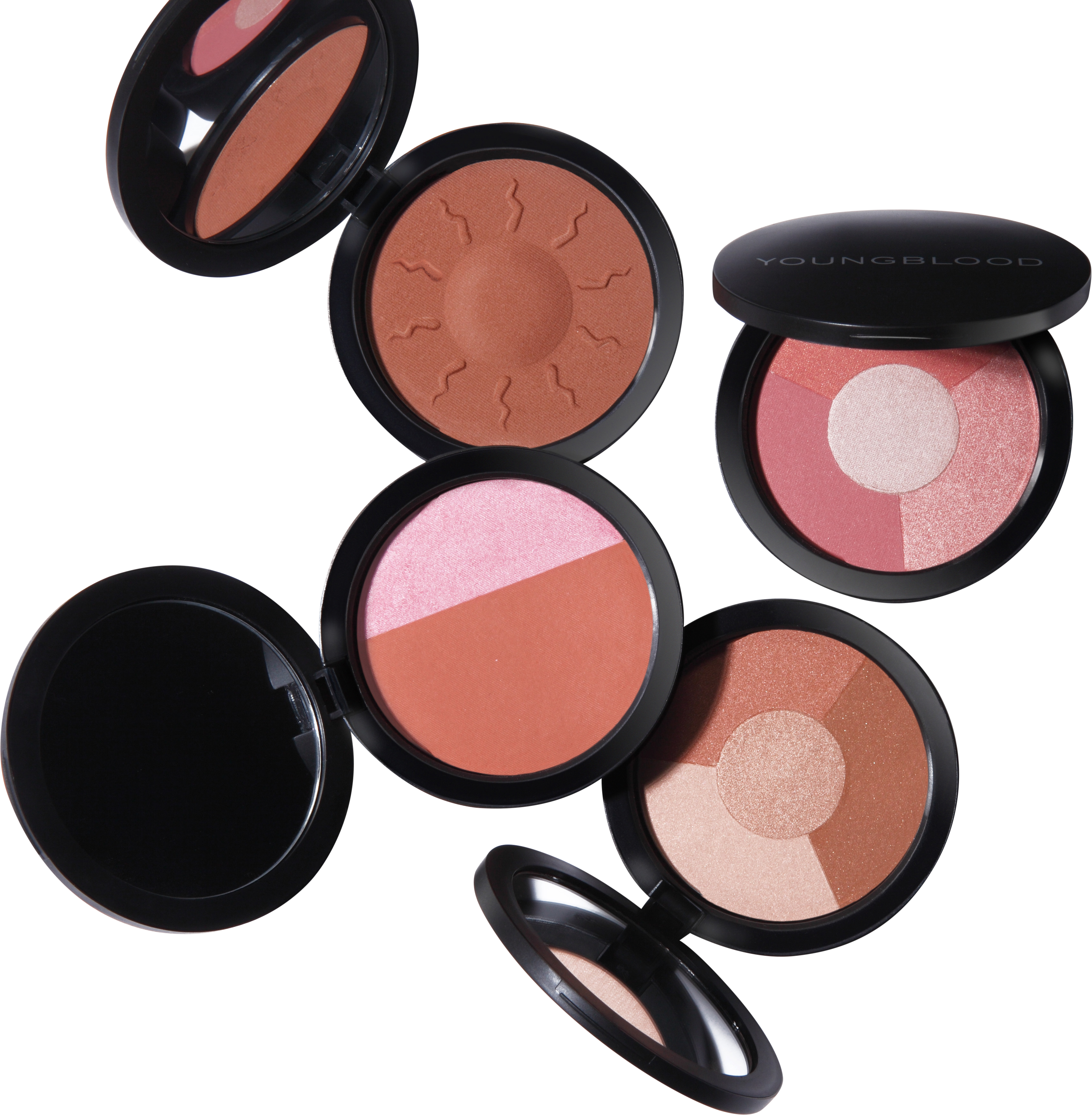 Makeup Overlay Slide 7 Top Left - Youngblood Blush (3407x3480), Png Download