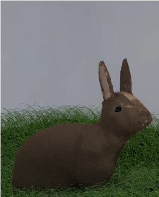 Rabbit And Grass 960×540 149 Kb - Hare (960x540), Png Download
