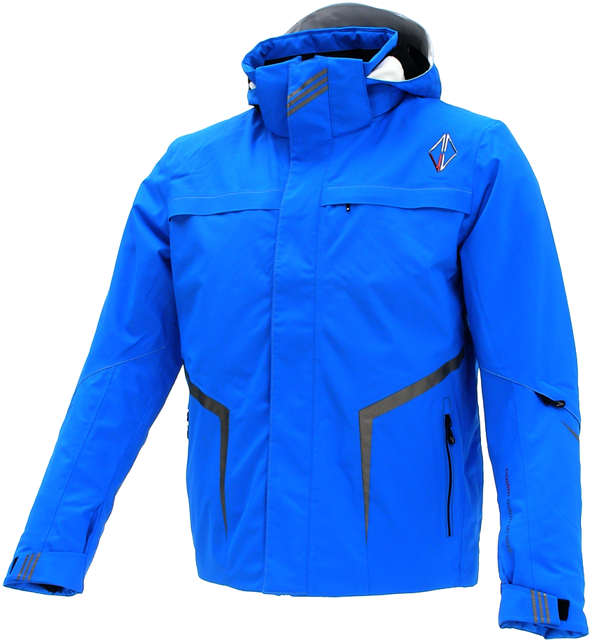 Men Aspire Jacket Blue Front - Pocket (1000x1000), Png Download