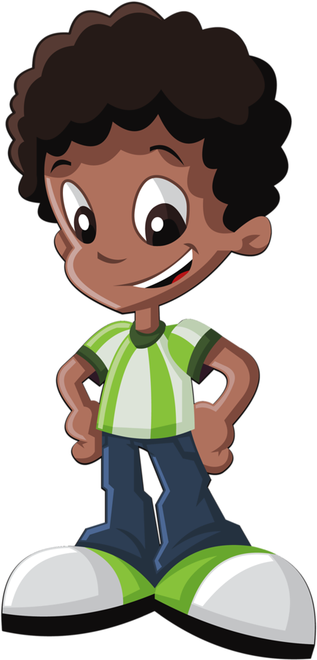 B *✿* Clipart Boy, Cartoon Boy, Treasure Boxes, Painting - Confident Child Clipart (654x1024), Png Download