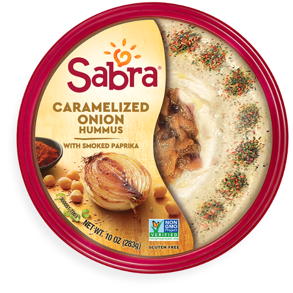 caramelized Onion Hummus - Caramelized Onion Hummus Sabra (640x640), Png Download