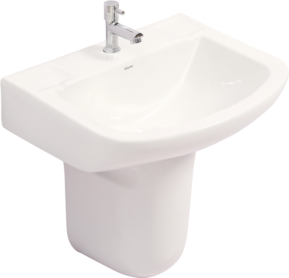 Neycer Sanitary Ware - Wall Mounted Wash Basins (1080x1080), Png Download