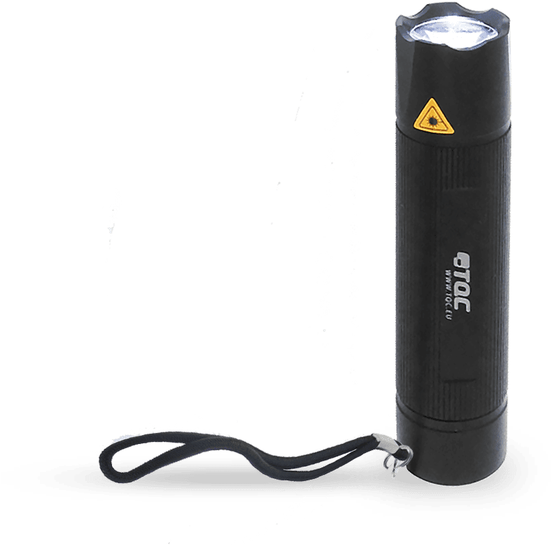 Led Pocket Flashlight - Multipurpose Battery (1181x1181), Png Download