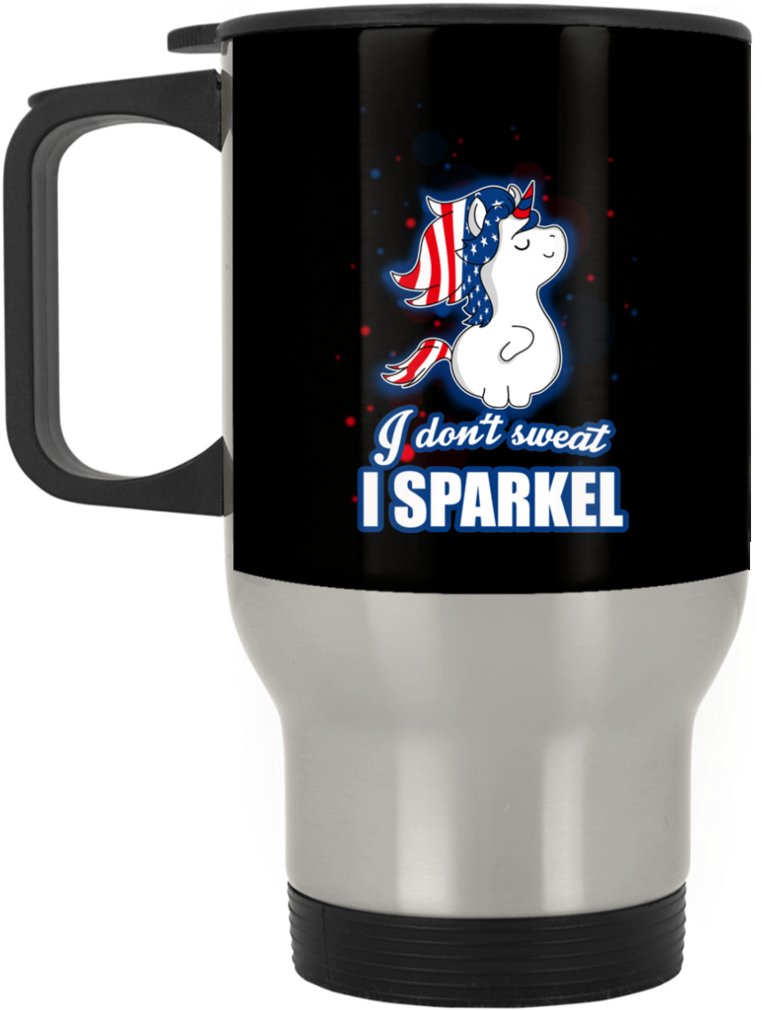 I Don't Sweat I Sparkle Unicorn Mugs Best Funny Store - Mug (1024x1024), Png Download