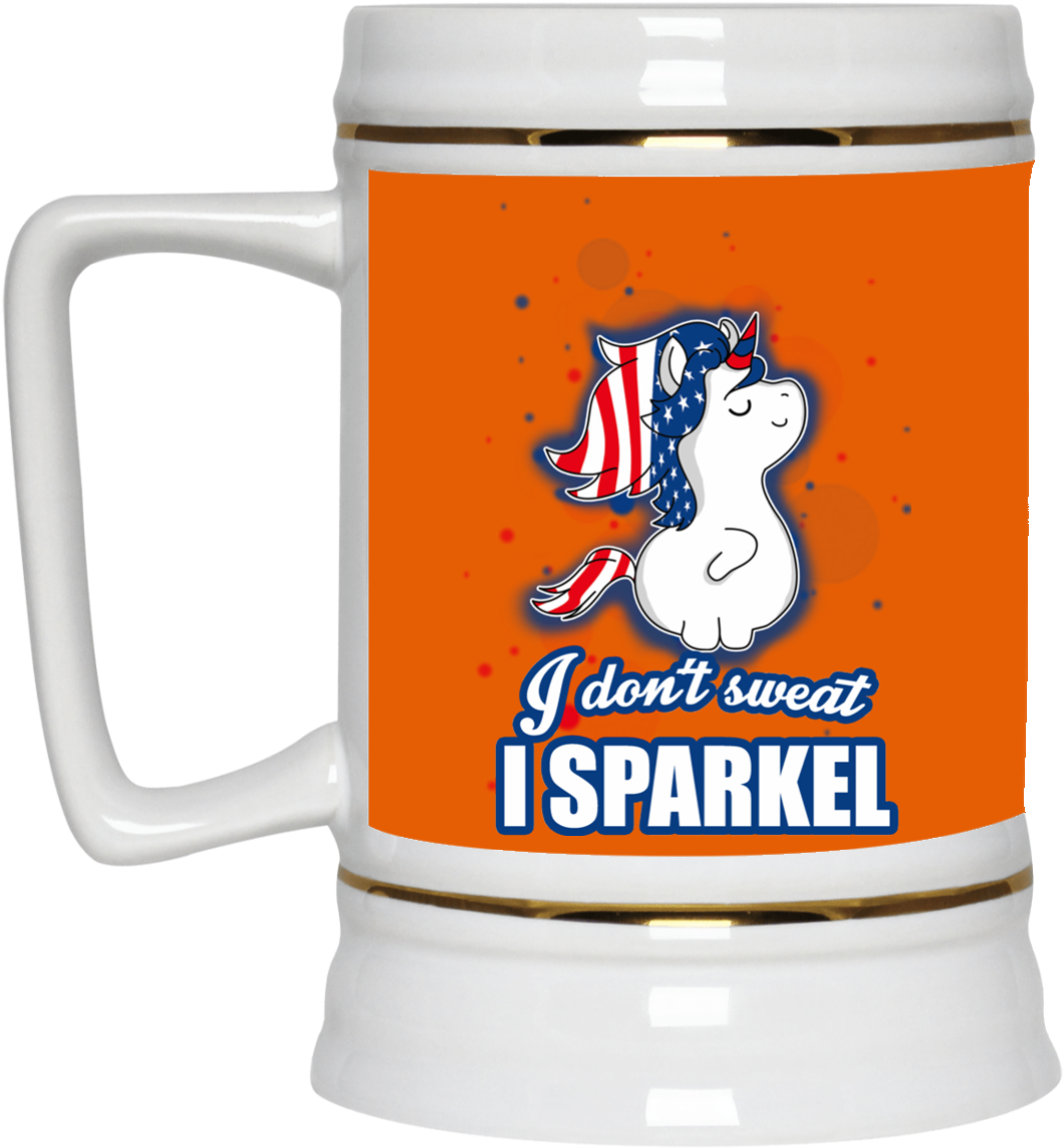 I Don't Sweat I Sparkle Mug - Mug (1155x1155), Png Download