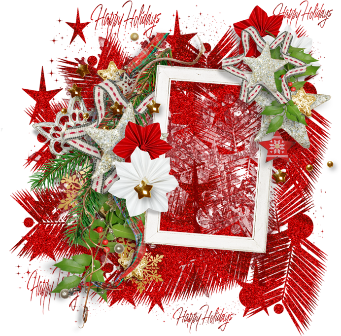Christmas Frame Element Tagger Size 800 X - Transparent Christmas Cluster Frames (800x800), Png Download