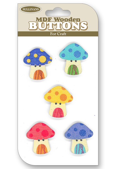 Mushrooms-pkt Of Five - Mushroom (600x600), Png Download
