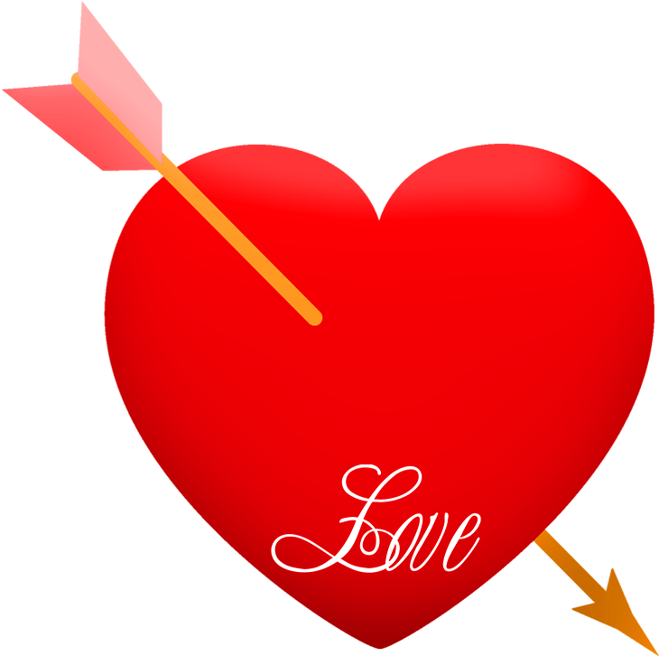 Valentine Heart Clipart - 2 Hearts (1000x824), Png Download