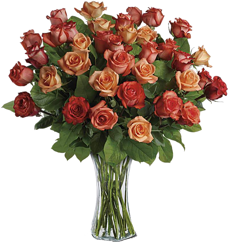 Happy Sunrise - Flower Arrangement Roses (800x1000), Png Download