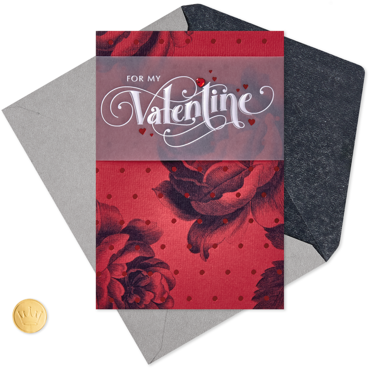 Vintage Roses Thankful For You Valentine's Day - Paisley (1470x1470), Png Download