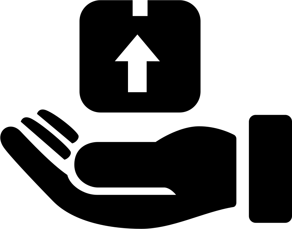 Png File Svg - Hand Icon (981x768), Png Download