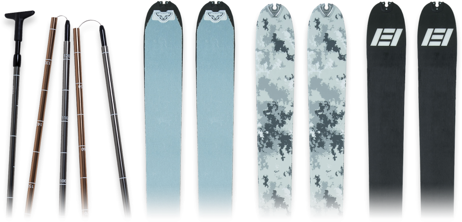 Mountain Troops Kit Accessories Alpine Skiing Pole, - Ski Binding (1005x482), Png Download