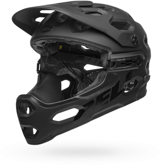 Bell Super 3r All-mountain Helmet With Removable Jaw - Bell Super 3r Mips Helmet (600x600), Png Download