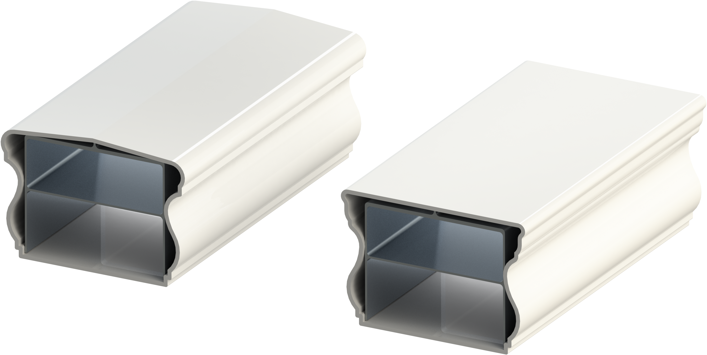 Vinyl Railing Profiles - Earrings (3203x1688), Png Download