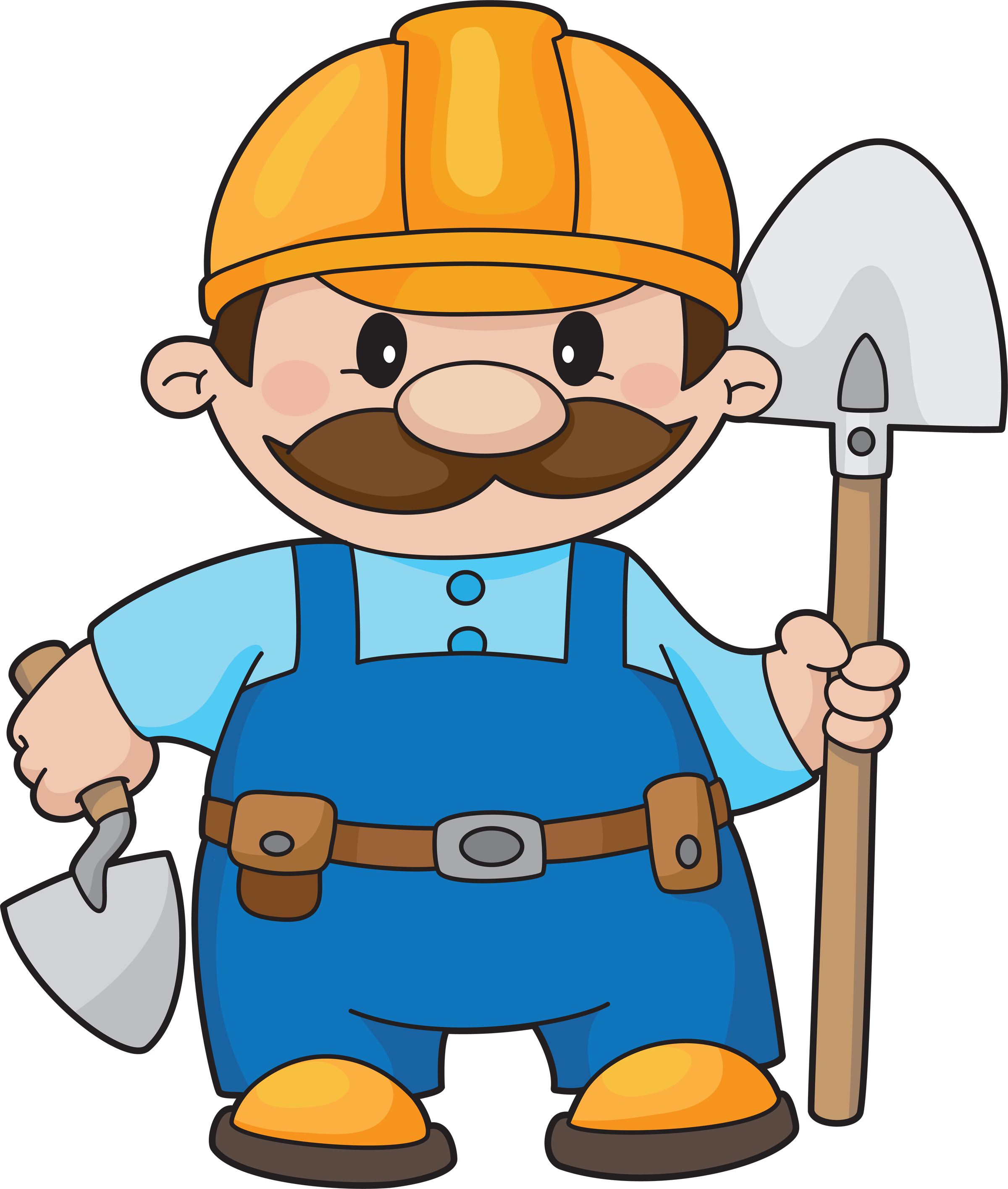 Royalty Free Library Events Grant Beach Association - Cartoon Images Of Workers (2400x2832), Png Download