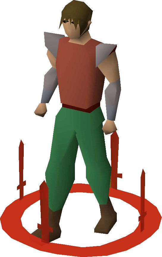 Attacker Icon - Runescape 2007 Character (545x862), Png Download