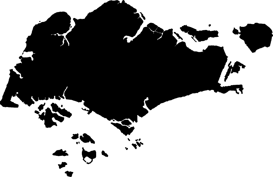 954 X 620 1 - Singapore Map Vector Png (954x620), Png Download