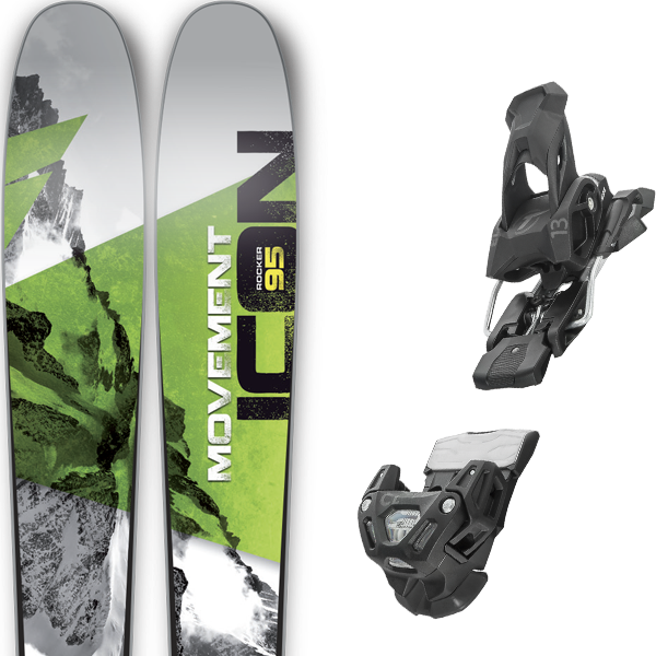 Movement Icon 2017 Tyrolia Attack 13 Brake 95 [a] Solid - Movement Icon 95 2017 (600x600), Png Download