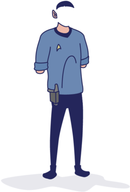 Topic - Nerd - Standing (1000x429), Png Download