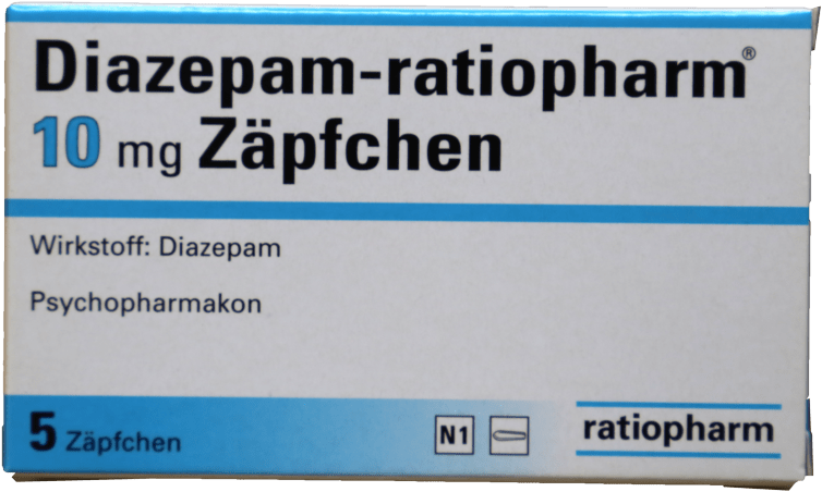 Diazepam 10 Mg Zäpfchen (800x515), Png Download