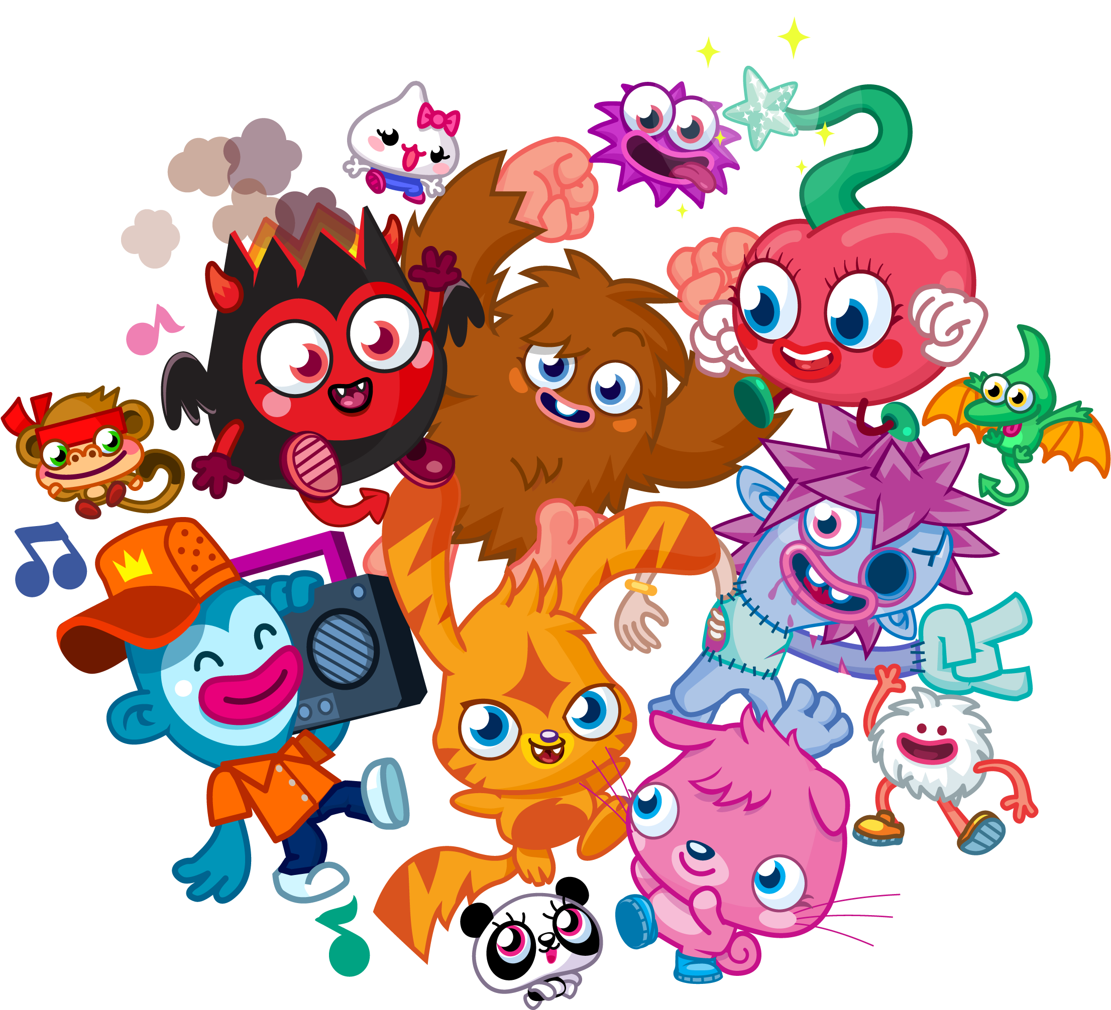 Mind Candy's Moshi Monsters Roar To Life Through Toys - Mind Candy (2398x2141), Png Download