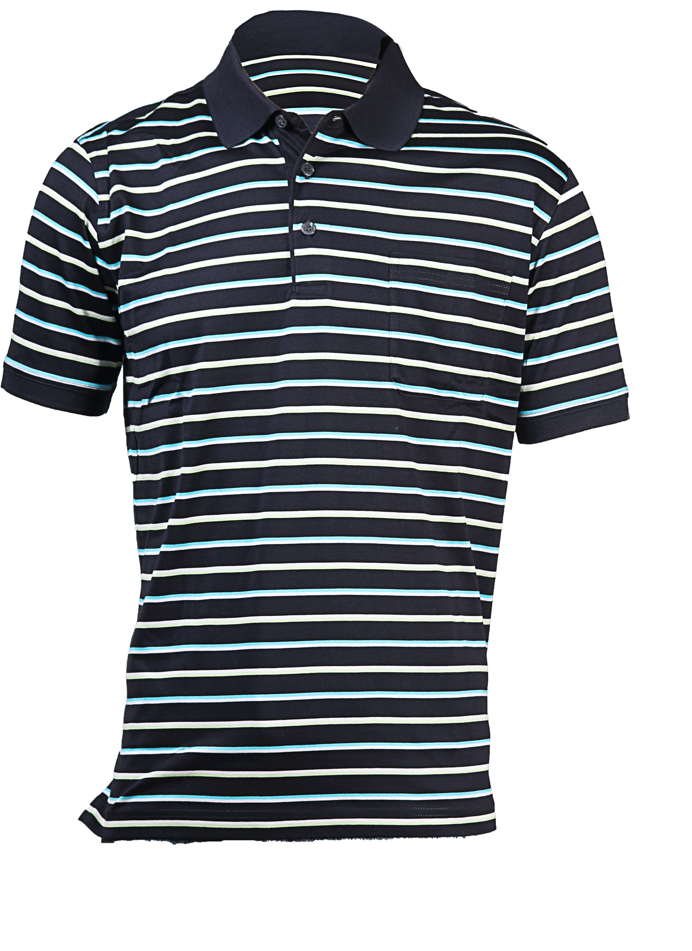 Men's Short Sleeve Polo - Randig Tshirt Herr (1500x2250), Png Download