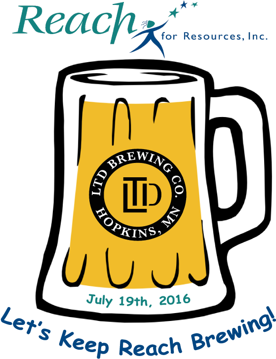 Mark Your Calendars Reach For Resources' Summer Fundraiser - Cartoon Beer Mug (612x792), Png Download