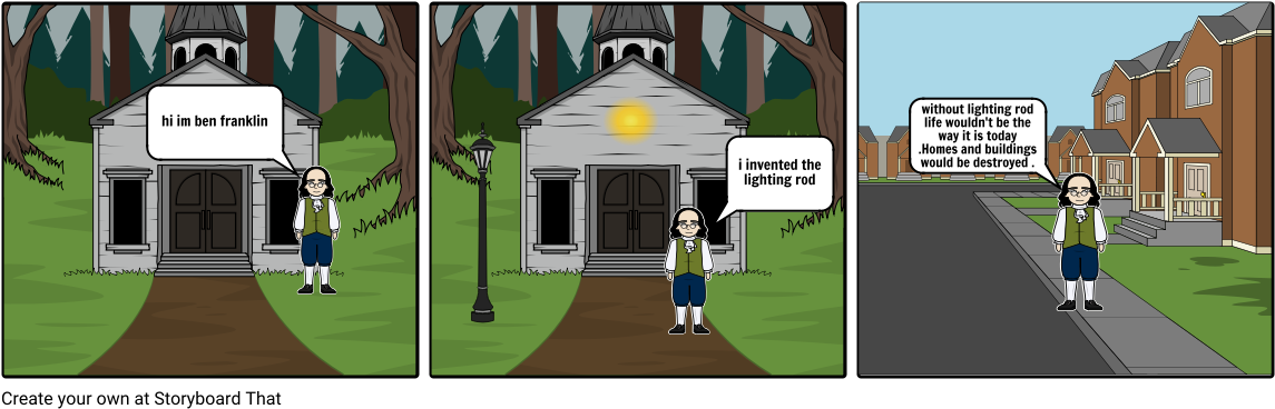 Ben Franklin - 3 5 Compromise Storyboard (1164x385), Png Download