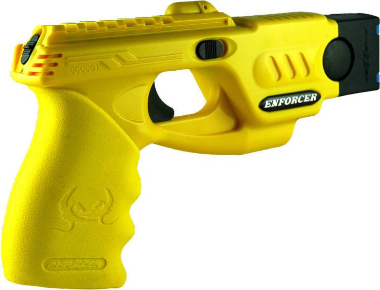 Phazzer Enforcer Yellow Cew Stun Gun, Compatible With - Phazzer Enforcer (750x587), Png Download