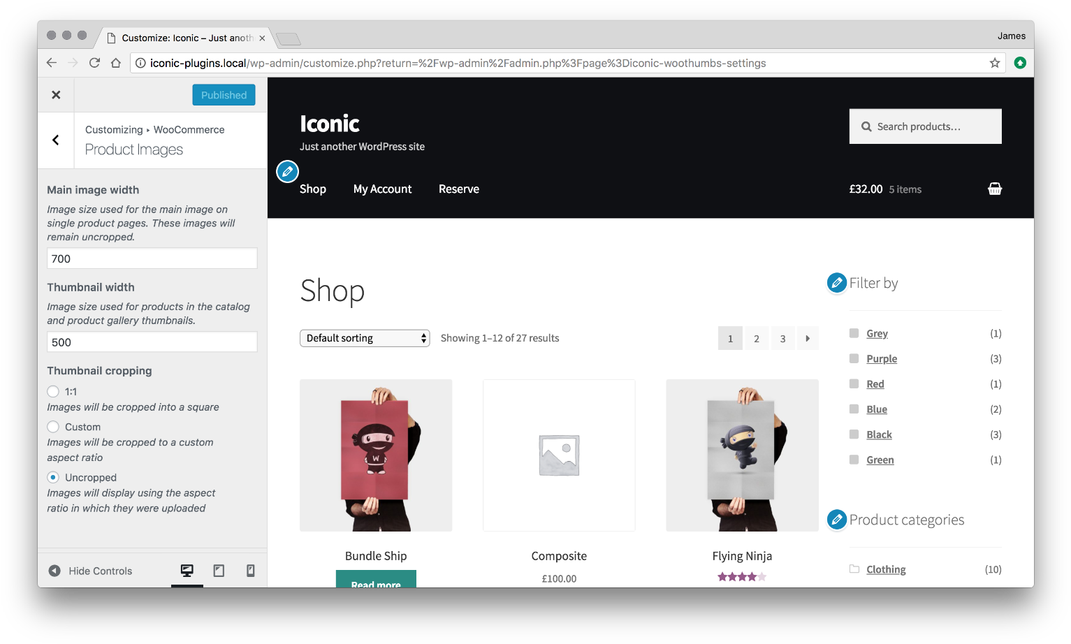 Woocommerce Product Image Size Settings - Woocommerce Product Box Same Size (1580x986), Png Download