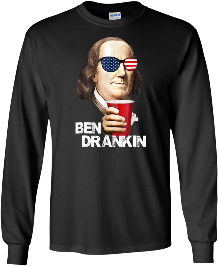 4th Of July Shirts For Men Ben Drankin Benjamin Franklin - Count Von Count Shirt (1024x1024), Png Download