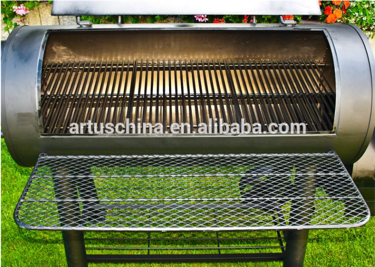 Large Size Heavy Duty Bbq Barbecue Grill Smoker Charcoal - Outdoor Grill Rack & Topper (1000x539), Png Download