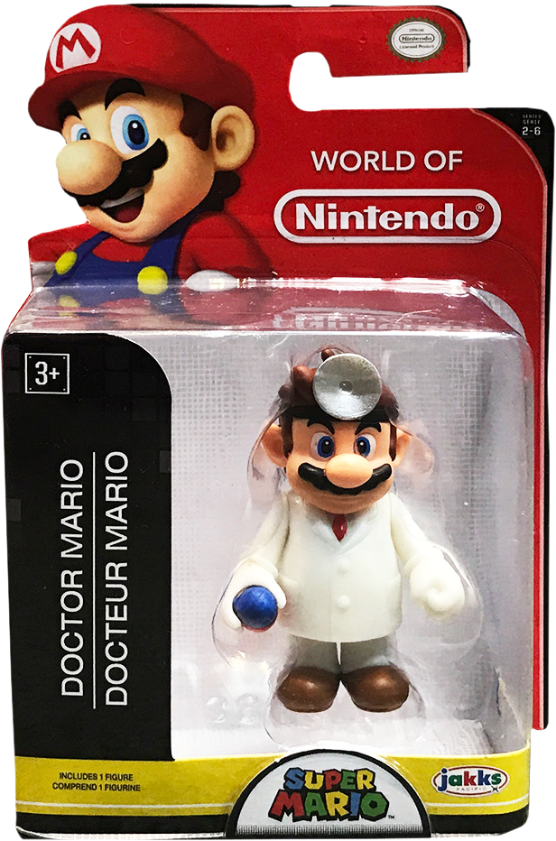 Doctor Mario - World Of Nintendo Yoshi Figure (616x932), Png Download