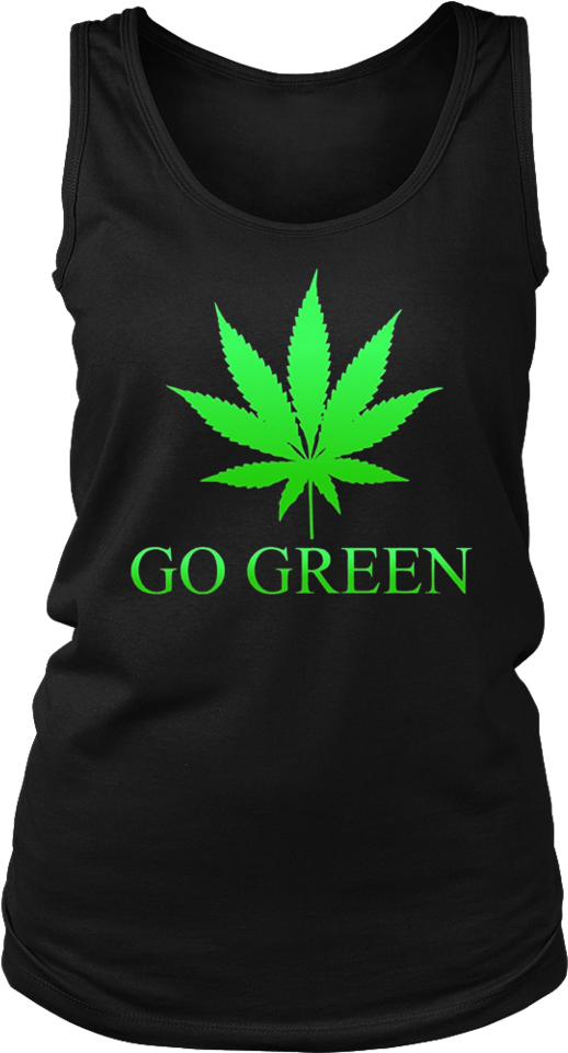 Go Green Weed T Shirt - Shirt (960x960), Png Download