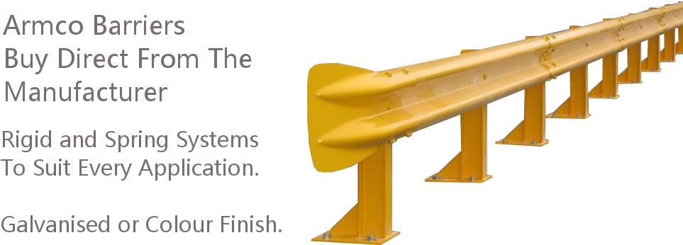 Motorway Barriers - Yellow Armco Barrier (980x350), Png Download