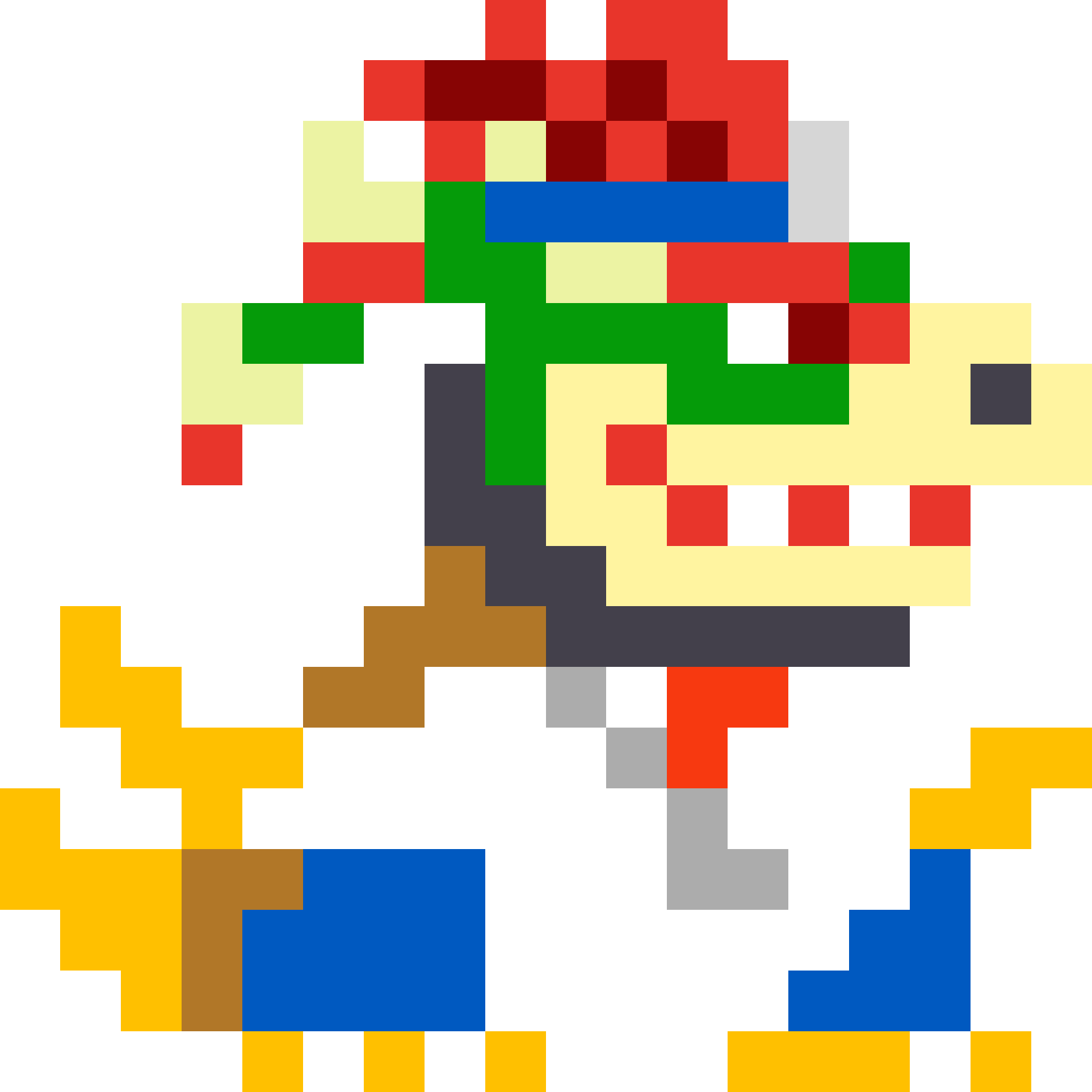 Bowser Pixel (1798x1798), Png Download