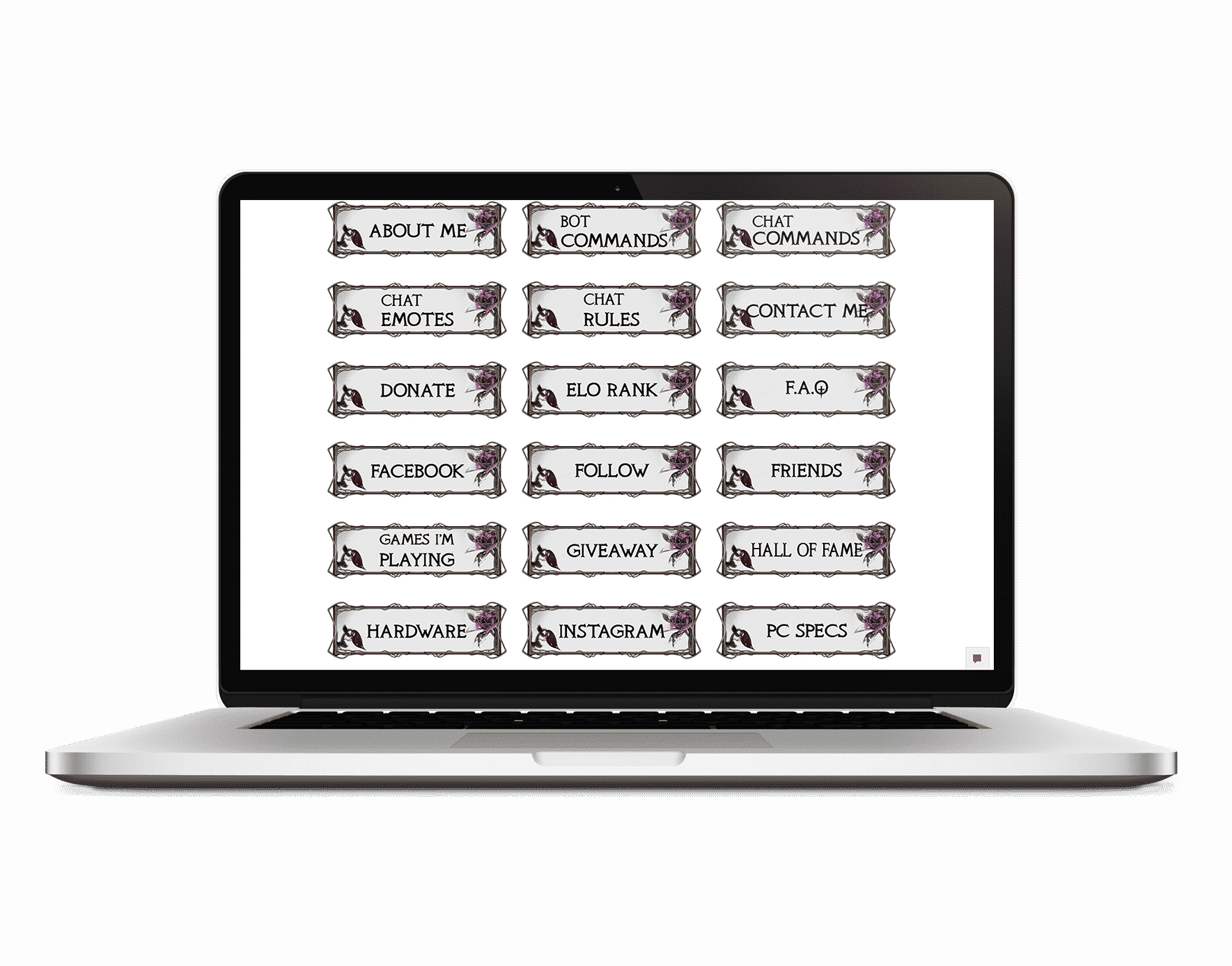 Panels Jhin Look - Netbook (1769x1386), Png Download